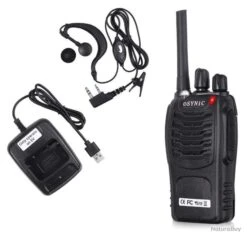 Talkie Walkie 2pcs Rechargeable 16 Canaux VOX LCD Batterie 1500 MAh Lampe Oreillette Et USB -Peltor Soldes 00002 Talkie Walkie 2pcs Rechargeable 16 Canaux VOX LCD Batterie 1500 mAh Lampe Oreillette et USB