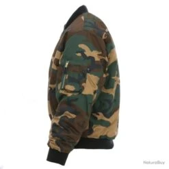 Blouson Bombers Aviateur MA1 Camouflage Couleur Camouflage Woodland. -Peltor Soldes 00003 Blouson Bombers Aviateur MA1 Camouflage Couleur Camouflage Woodland Taille XS