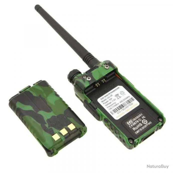 2 X Talkie Walkie VHF/UHF 144-146/430-440MHZ - FM Radio - Bi Bande - Camouflage 5 2 X Talkie Walkie VHF/UHF 144-146/430-440MHZ - FM Radio - Bi Bande - Camouflage – Image 3