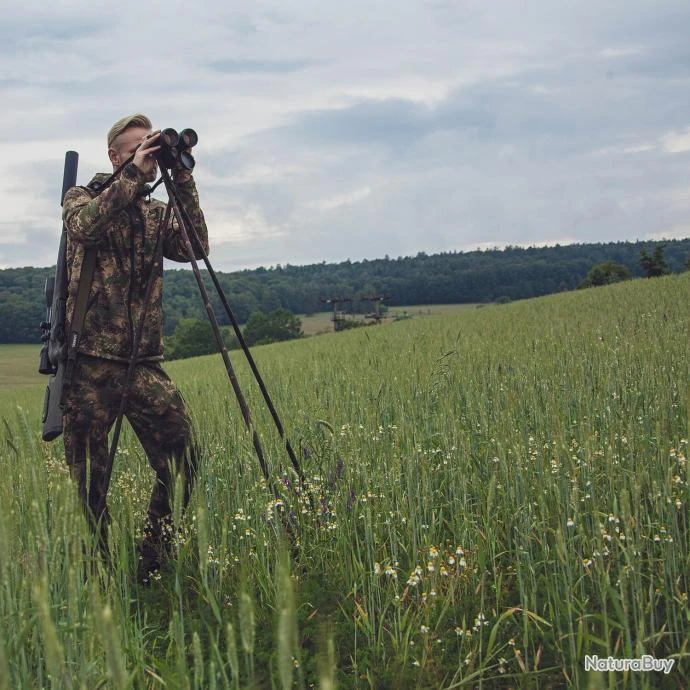 Canne De Pirsch Trépied En Châtaignier 5 Canne De Pirsch Trépied En Châtaignier – Image 3