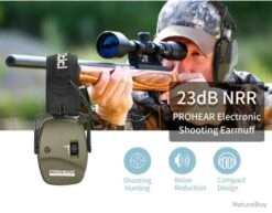 Casque ProHear Anti-bruit 23dB Haute Qualité + Etui De Rangement - Envoi Depuis La France -Peltor Soldes 00003 Casque ProHear Anti bruit 23dB haute qualite Etui de rangement Envoi depuis la France