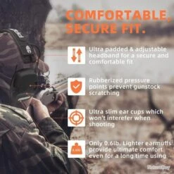 Casque De Tir Anti-bruit électronique ZOHAN PROHEAR NRR 23db -Peltor Soldes 00003 Casque de tir anti bruit electronique ZOHAN PROHEAR NRR 23db