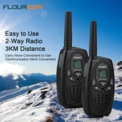 FLOUREON 8 Chaîne Talkie Walkie Lot De 4 UHF400-470MHZ 2-Way Radio 3KM Interphone Noir NEUF -Peltor Soldes 00003 FLOUREON 8 Chaine Talkie Walkie Lot de 4 UHF400 470MHZ 2 Way Radio 3KM Interphone Noir NEUF