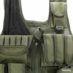 Gilet Tactique Militaire Vert Armée - Airsoft, Chasse, Etc. - Livraison Rapide Et Offerte -Peltor Soldes 00003 Gilet tactique militaire vert armee Airsoft chasse etc. Livraison rapide et offerte
