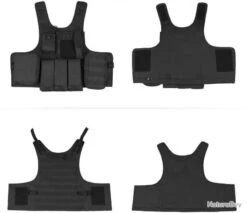 Gilet Tactique Noir Multipoches + Gants Tactiques - Airsoft, Chasse - Livraison Rapide Et Offerte -Peltor Soldes 00003 Gilet tactique noir multipoches Gants tactiques Airsoft chasse Livraison rapide et offerte