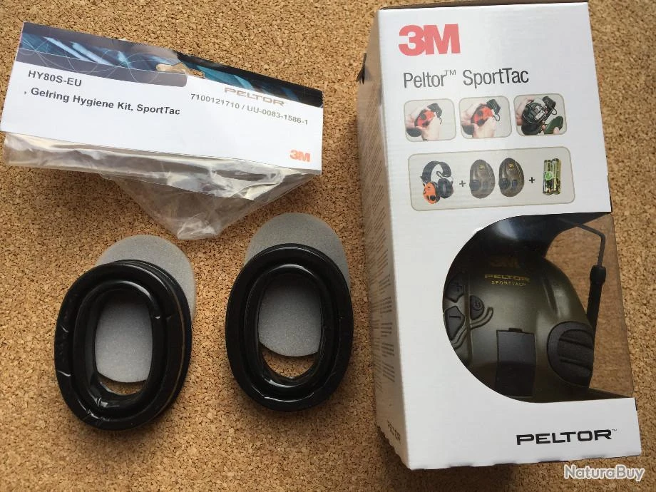 KIT D'hygiènes (Coussinets + Mousse) En Gel Pour Les Oreillettes De Vos Casques Peltor Sport Tac 5 KIT D'hygiènes (Coussinets + Mousse) En Gel Pour Les Oreillettes De Vos Casques Peltor Sport Tac – Image 3