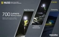 Lampe Frontale Nitecore NU33 - 700 Lumens -Peltor Soldes 00003 Lampe Frontale Nitecore NU33 700 Lumens