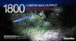 Lampe Torche Acebeam P16 - 1800 Lumens - 484 Mètres De Portée -Peltor Soldes 00003 Lampe Torche Acebeam P16 1800 Lumens 484 metres de portee
