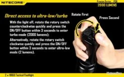 Lampe Torche Nitecore P36 - 2 000 Lumens -Peltor Soldes 00003 Lampe torche Nitecore P36 2 000 Lumens