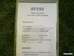 MICRO ECOUTEUR POUR CB ET VHF PORTABLE -Peltor Soldes 00003 MICRO ECOUTEUR POUR CB ET VHF PORTABLE