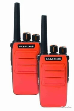 Pack 2 Talkies-Walkies NUM'AXES TLK1054 ORANGE - NUM'AXES - Pack 2 Talkies Walkies TLK1054 ORANGE