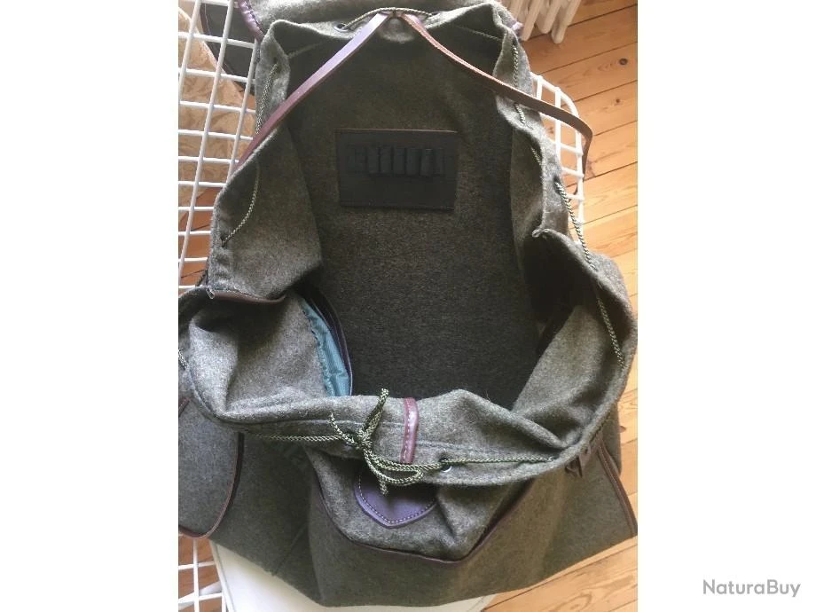 SAC A DOS BLASER EN LODEN VERT 5 SAC A DOS BLASER EN LODEN VERT – Image 3