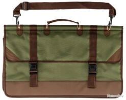 SAC DE BATTUE VERT/MARRON EN TOILE - COUNTRY -Peltor Soldes 00003 SAC DE BATTUE VERT MARRON EN TOILE COUNTRY