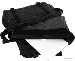 SAC MESSAGER TF-2215 NOIR AVEC BANDOULIERE ET POCHETTE POUR ORDINATEUR 17 POUCES AMOVIBLE -Peltor Soldes 00003 SAC MESSAGER TF 2215 NOIR AVEC BANDOULIERE ET POCHETTE POUR ORDINATEUR 17 POUCES AMOVIBLE
