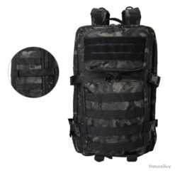 Sac à Dos Militaire Tactique Multifonction 40L Randonnée Chasse Pêche Camping Trekking Escalade -Peltor Soldes 00003 Sac a Dos Militaire Tactique Multifonction 40L Randonnee Chasse Peche Camping Trekking Escalade