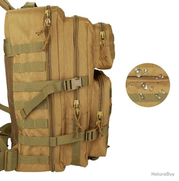 Sac à Dos Militaire Tactique Randonnée Chasse Multifonction 40L Pêche Camping Trekking Escalade 5 Sac à Dos Militaire Tactique Randonnée Chasse Multifonction 40L Pêche Camping Trekking Escalade – Image 3