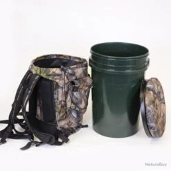 Tabouret-seau Pivotant Camo 25 Litres -Peltor Soldes 00003 Tabouret seau pivotant camouflage