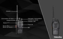 Talkies Walkies 400-470MHz 16 Canaux Rechargeables - X2 - LIVRAISON GRATUITE -Peltor Soldes 00003 Talkies walkies 446 MHz 16 canaux rechargeables X2 LIVRAISON GRATUITE ET RAPIDE