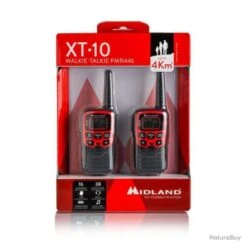 MIDLAND SOLDES ! Pack De 2 Talkies-Walkies XT10 -Peltor Soldes 00003 WAHOO Pack de 2 Talkies Walkies XT10