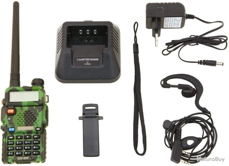 2 X Talkie Walkie VHF/UHF 144-146/430-440MHZ - FM Radio - Bi Bande - Camouflage 6 2 X Talkie Walkie VHF/UHF 144-146/430-440MHZ - FM Radio - Bi Bande - Camouflage – Image 4