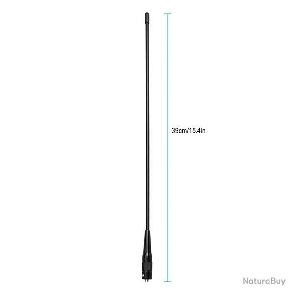 Antenne Talkie-walkie VHF UHF Dual Band 39cm Pour Kenwood Retevis H777 RT5R Baofeng UV 5R 888S UV-82 6 Antenne Talkie-walkie VHF UHF Dual Band 39cm Pour Kenwood Retevis H777 RT5R Baofeng UV 5R 888S UV-82 – Image 4