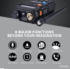BAOFENG BF-F8 Plus 8W Tri-Power Talkies Walkies VHF/UHF Émetteur-Récepteur Radio Bidirectionnel -Peltor Soldes 00004 BAOFENG BF F8 Plus 8W Tri Power Talkies Walkies VHF UHF Emetteur Recepteur Radio Bidirectionnel