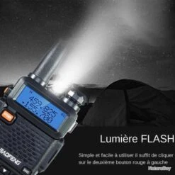 Baofeng UV-5R 5W Talkie Walkie Noir Radio Dual Bande VHF/UHF Longue Portée Camping Chasse Neuf -Peltor Soldes 00004 Baofeng UV 5R 5W Talkie Walkie Noir Radio Dual Bande VHF UHF Longue Portee Camping Chasse Neuf