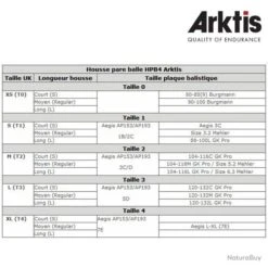 Housse De Gilet Pare-balles/G.P.B. ARKTIS - Taille XL-Court -Peltor Soldes 00004 Housse de Gilet pare balles G.P.B. ARKTIS Taille XL Court