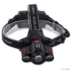 LAMPE FRONTALE TACTIQUE MILITAIRE CREE XM-L T6 PUISSANTE IPX4 ZOOM 1800 LUMEN -Peltor Soldes 00004 LAMPE FRONTALE TACTIQUE MILITAIRE CREE XM L T6 PUISSANTE IPX4 ZOOM 1800 LUMEN