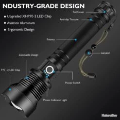 LAMPE TORCHE RECHARGEABLE 10.000 LUMENS -Peltor Soldes 00004 LAMPE TORCHE RECHARGEABLE 10.000 LUMENS