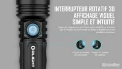 Lampe Torche Olight SEEKER 3 Pro Noir - 4200 Lumens -Peltor Soldes 00004 Lampe Torche Olight SEEKER 3 Pro Noir 4200 Lumens
