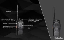 Lot De 10 Talkie Walkies 446 MHz 16 Canaux Rechargeable - LIVRAISON GRATUITE ET RAPIDE -Peltor Soldes 00004 Lot de 10 talkie walkies 446 MHz 16 canaux rechargeable LIVRAISON GRATUITE ET RAPIDE