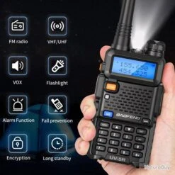 PROMO!! BAOFENG UV-5R 5W RADIO TALKIE WALKIE DOUBLE BANDE 128 CANAUX -Peltor Soldes 00004 PROMO BAOFENG UV 5R 5W RADIO TALKIE WALKIE DOUBLE BANDE 128 CANAUX
