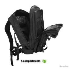 Sac à Dos Militaire Tactique 40L Multifonction Randonnée Chasse Pêche Camping Trekking Escalade Noir -Peltor Soldes 00004 Sac a Dos Militaire Tactique 40L Multifonction Randonnee Chasse Peche Camping Trekking Escalade Noir