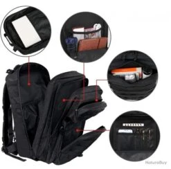 Sac à Dos Tactique - 40L- Etanche Chasse Pêche Randonnée Livraison Gratuite -Peltor Soldes 00004 Sac a Dos Tactique 40L Etanche Chasse Peche Randonnee Livraison Gratuite