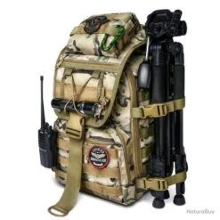 Sac à Dos Tactique Militaire 40L Camo 1 Bandoulière Homme Imperméable Chasse Randonnée Camping -Peltor Soldes 00004 Sac a Dos Tactique Militaire 40L Camo 1 Bandouliere Homme Impermeable Chasse Randonnee Camping