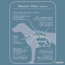 Sac à Dos Pour Chiens Baxter M Rouge Sac à Dos Chien Secours Urgence Survie -Peltor Soldes 00004 Sac a dos pour chiens Baxter M Rouge Sac a Dos Chien Secours Urgence Survie