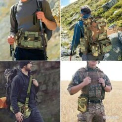 Sac à Dos Tactique 55L Jungle Camouflage + 3 Sacs Détachables - Livraison Gratuite Et Rapide -Peltor Soldes 00004 Sac a dos tactique 55L Jungle camouflage 2 sacs detachables Livraison gratuite et rapide