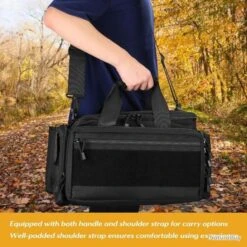 Sac De Tir Pour Pistolet Étui Souple Sacoche Tactique Pour La Chasse Le Tir Pochette Verrouillage -Peltor Soldes 00004 Sac de Tir pour Pistolet Etui Souple Sacoche Tactique pour la Chasse ou Le Tir Pochette Verrouillage