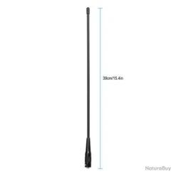 2 Antennes Talkie-walkie VHF/UHF Dual Band 39cm Pour Kenwood Retevis H777 RT5R Baofeng 5R 888S UV-82 -Peltor Soldes 00005 2 Antennes talkie walkie VHF UHF dual band 39cm pour Kenwood Retevis H777 RT5R Baofeng 5R 888S UV 82