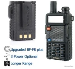 2x BAOFENG BF-F8 Plus 8W Tri-Power Talkies Walkies VHF/UHF Émetteur-Récepteur Radio Bidirectionnel 14 2x BAOFENG BF-F8 Plus 8W Tri-Power Talkies Walkies VHF/UHF Émetteur-Récepteur Radio Bidirectionnel -Peltor Soldes 00005 2x BAOFENG BF F8 Plus 8W Tri Power Talkies Walkies VHF UHF Emetteur Recepteur Radio Bidirectionnel