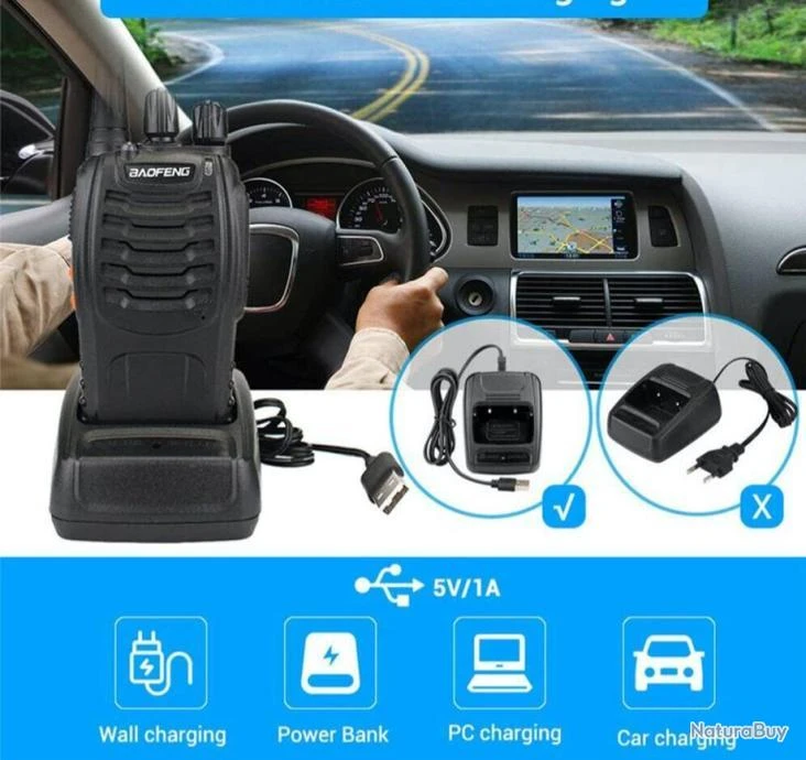 6x BaoFeng BF-888S PMR446 / Baofeng BF-88E PMR (Version Mise à Jour Des Talkies-walkies 888S UHF) 7 6x BaoFeng BF-888S PMR446 / Baofeng BF-88E PMR (Version Mise à Jour Des Talkies-walkies 888S UHF) – Image 5