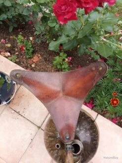 Ancienne Canne Siège Allemande Assise En Cuir. 15 Ancienne Canne Siège Allemande Assise En Cuir. -Peltor Soldes 00005 Ancienne canne siege allemande assise en cuir