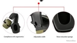 Casque Anti Bruit électronique IMPACT Noir -Peltor Soldes 00005 Casque anti bruit electronique IMPACT noir