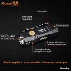 FITORCH ER20 - 1000 LM -Peltor Soldes 00005 FITORCH ER20 1000 LM