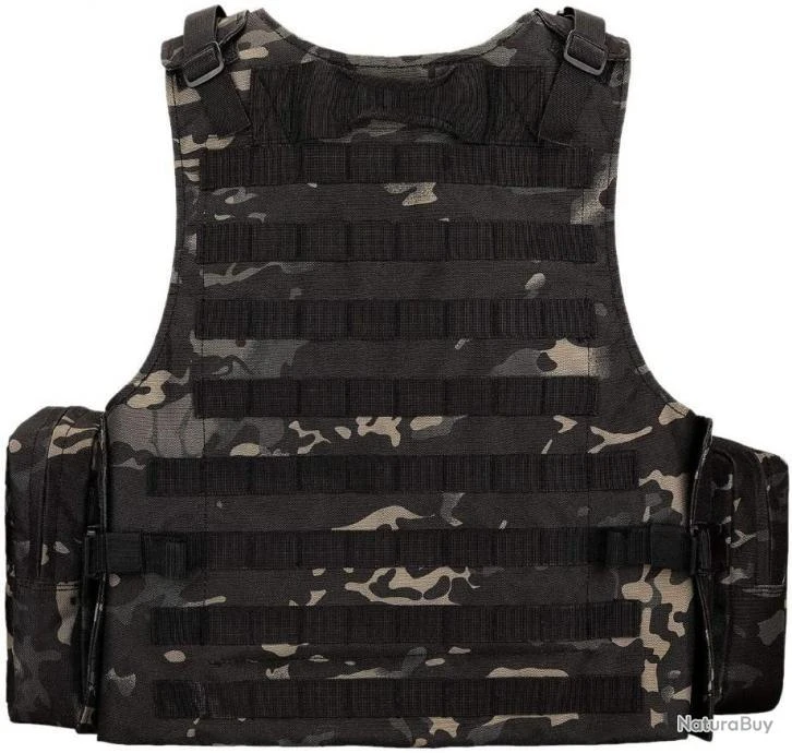 Gilet Tactique Armée Militaire Gilet Molle Airsoft Gilet Pour Hommes Femmes Camping Randonnée Chasse 7 Gilet Tactique Armée Militaire Gilet Molle Airsoft Gilet Pour Hommes Femmes Camping Randonnée Chasse – Image 5