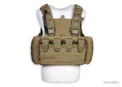 Gilet De Combat Tasmanian Tiger Rig MKII Brelage / Porte Plaque - Vert SGO -Peltor Soldes 00005 Gilet de Combat Tasmanian Tiger Rig MKII Brelage Porte Plaque Vert SGO