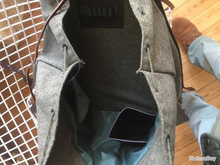 SAC A DOS BLASER EN LODEN VERT 7 SAC A DOS BLASER EN LODEN VERT – Image 5