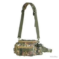 Sac Bandoulière Et Banane - Idéal Pêche Et Chasse - Plusieurs Poches - Randonnée Camping -Peltor Soldes 00005 Sac Bandouliere et Banane Ideal Peche et Chasse Plusieurs Poches Randonnee Camping