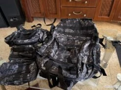 Sac à Dos Tactique De 50l Militaire Pour Hommes, Sac Tactique De Sport Molle 4 En 1 ACU -Peltor Soldes 00005 Sac a dos tactique de 50l militaire pour hommes sac tactique de Sport Molle 4 en 1 ACU